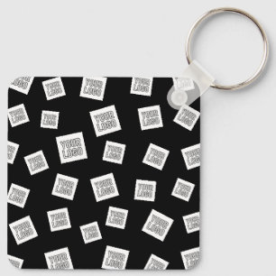 Uw Logo, foto of ander Afbeelding   Willekeurige p Sleutelhanger