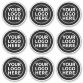 Uw Logo hier 9-pack sticker Stickers (Voorkant)