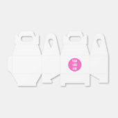 Uw Logo Hier Aangepaste Favor Dozen Bedankdoosjes (Uitgevouwen)