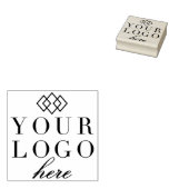 Uw Logo hier aangepaste rubberen stempel & inktset (Gestempeld)