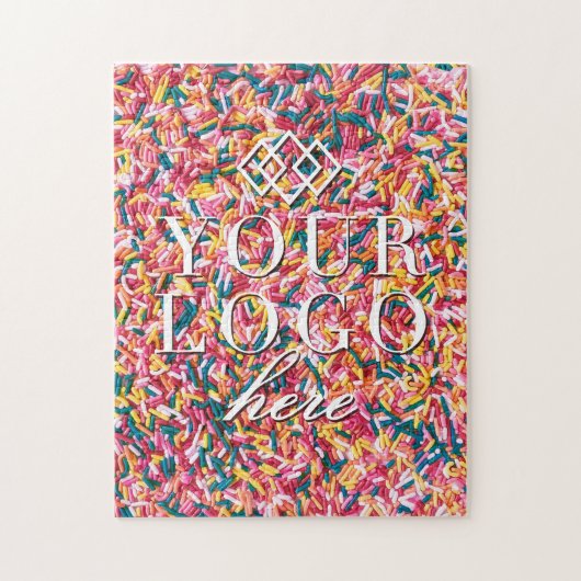 Uw Logo hier | Aangepaste springen Jigzaag Puzzle Legpuzzel (Verticaal)
