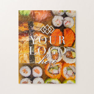 Uw Logo hier   Aangepaste sushi Jigzaag Puzzle Legpuzzel