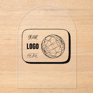 Uw Logo Hier Acryl Uitnodigingen