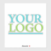 Uw Logo hier, bedrijfsnaam Promo, DIY, Ver 2 Sticker (Vel)