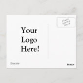 Uw Logo hier Briefkaart (Achterkant)