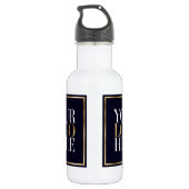 Uw Logo hier Business Branding Waterfles (Achterkant)