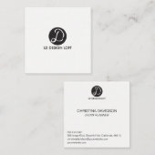 Uw Logo hier, eenvoudig,  visitekaartje (Voorkant / Achterkant)