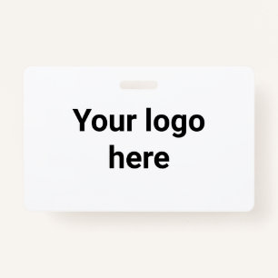 uw logo hier eenvoudige minimale klassieke ronde badge