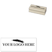 Uw Logo hier Kerstkrans Rubber Stamp Rubberstempel (Gestempeld)