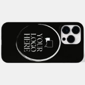 Uw Logo Hier Modern Case-Mate iPhone Case (Achterkant (horizontaal))