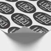 Uw Logo hier op witboek Cadeaupapier (Hoek)