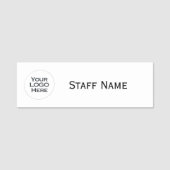Uw Logo hier - Professionele aangepaste Logo Naamplaatje (Voorkant)