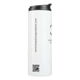 Uw Logo Hier QR Code Zakelijke Promotie Thermosbeker
