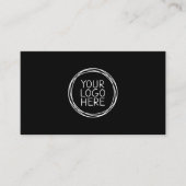 Uw Logo hier QR-codepictogrammen Professional Visitekaartje (Voorkant)