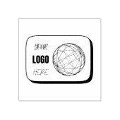 Uw Logo Hier Rubberstempel (Afrduk)