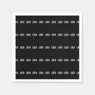 Uw Logo   horizontaal betegeld streeppatroon Servet