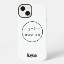 Uw Logo/Kunst/Foto, Naam, Witte iPhone Kwestie