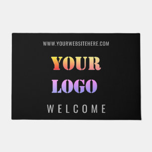 Uw logo merk bedrijfs kantoor deurmat voorbeeld