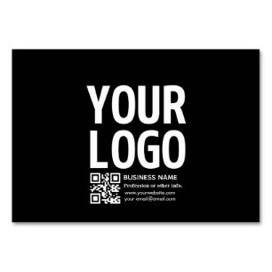 Uw logo met bewerkbare QR-code en tekst  Kaart