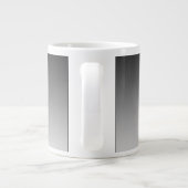 Uw Logo & modern bewerkbaar kleurverloop Extra Grote Beker (Achterkant)