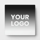 Uw Logo & modern bewerkbaar kleurverloop Fotoplaat (Voorkant)