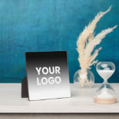 Uw Logo & modern bewerkbaar kleurverloop Fotoplaat (Insitu)