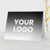 Uw Logo & modern bewerkbaar kleurverloop Kaart (Gele Bloem)