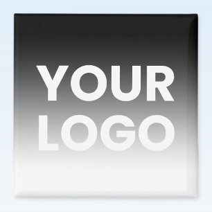 Uw Logo & modern bewerkbaar kleurverloop Magneet