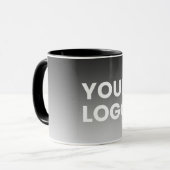 Uw Logo & modern bewerkbaar kleurverloop Mok (Voorkant links)