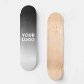 Uw Logo & modern bewerkbaar kleurverloop Skateboard (Voorkant)