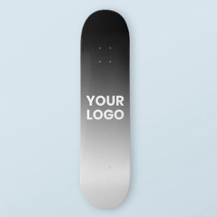 Uw Logo & modern bewerkbaar kleurverloop Skateboard