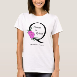 Uw Logo Modern Custom Trendy Flower Boerderij T-Sh T-shirt