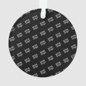 Uw Logo | Modern Herhalend Patroon Ornament (achterkant)