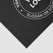 Uw Logo | Moderne bewerkbare tekst & elementen Tissuepapier (Detail)