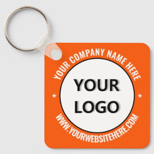 Uw Logo Naam Website Sleutelhanger - Aangepaste kl