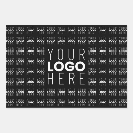 Uw Logo of Afbeelding betegeld patroon groot centr Inpakpapier Vel (Voorkant 3)