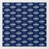 Uw logo of afbeelding herhalend patroon | Marinebl Raamsticker (Vel)