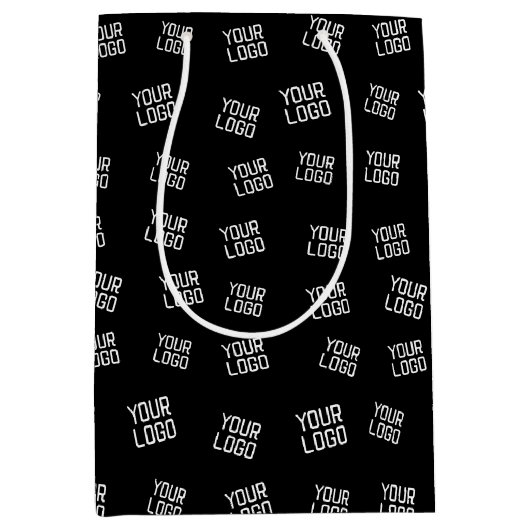 Uw logo of afbeelding | Willekeurige sjabloonweerg Medium Cadeauzakje (Voorkant)