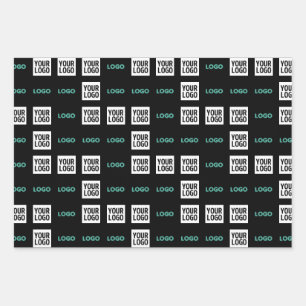 Uw logo of afbeelding Zig Zag-patroon met twee a Inpakpapier Vel