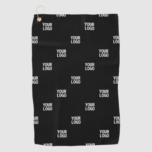 Uw Logo of een ander Afbeelding | Diagonal Stripes Golfhanddoek (Voorkant)