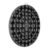 Uw Logo of een ander Afbeelding | Uniek modern pat Dartbord (Voorkant Links)
