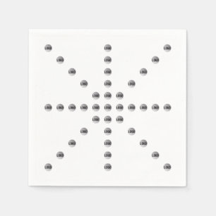 Uw Logo of een geüpload Afbeelding   sterpatroon Servet