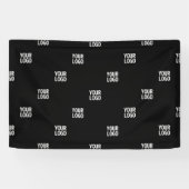 Uw logo of elke afbeelding | Diagonale strepen  Spandoek (Horizontaal)