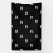 Uw logo of elke afbeelding | Diagonale strepen  Spandoek (Verticaal)