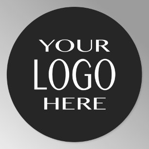 Uw Logo of foto Eenvoudige Afbeelding vervanging Ronde Sticker