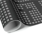 Uw logo of geüpload afbeelding | Kruispatroon  Cadeaupapier (Rol Hoek)