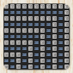 Uw Logo of geüploade Afbeelding   geometrisch patr Vierkante Kartonnen Onderzetter