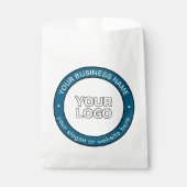 Uw logo of ontwerp & aanpasbare cirkeltekst bedankzakje (Voorkant)