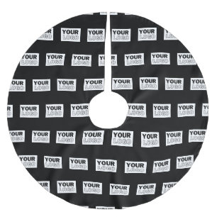 Uw Logo of ontwerp   Bewerkbare kleurenachtergrond Kerstboom Rok