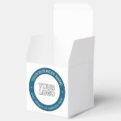 Uw Logo of ontwerp en  circulaire tekst Bedankdoosjes (Geopend)